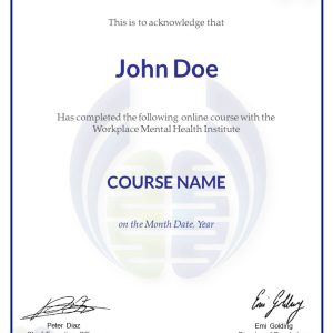 course certificate